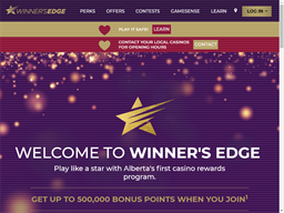 Alberta's Casino Winner's Edge Rewards Show official website