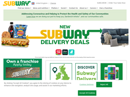 Subway Subcard Loyalty Program Rewards Show official website