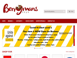 Berrymans Toys Loyalty Program Rewards Show official website