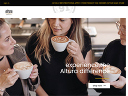 Altura Coffee co. Altura Loyalty Points Rewards Show official website