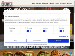 The Counter Burger Restaurant Rewards Show official website