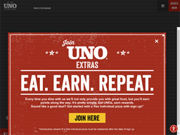Uno Pizzeria & Grill UNO Extras Rewards Show official website