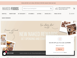 Naked Foods Rewards Loyalty Rewards Program Australia Rewards Show