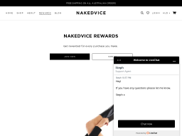 Nakedvice Rewards Loyalty Rewards Program Australia Rewards Show