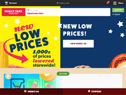Family Fare Supermarkets yes! Rewards Show official website