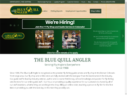 The Blue Quill Angler (BQA) Loyalty Program Rewards Show official website