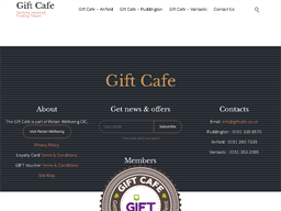 Gift Cafe Loyalty Card Rewards Show official website