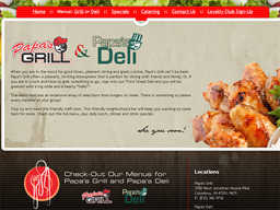 Papa's Grill and Deli Papa's Grill Loyalty Club Rewards Show official website