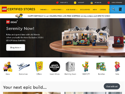 Lego Certified Stores Brick Rewards Program Rewards Show official website