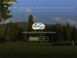 Cultus Lake Golf Club Loyalty Card Rewards Show official website
