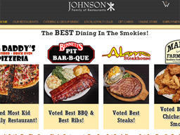 Johnson Family of Restaurants Local Loyalty Club Rewards Show official website