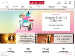 Clarins My Loyalty Program Rewards Show official website