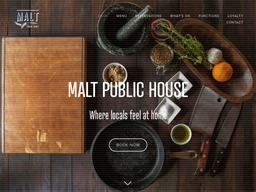 Malt Public House Loyalty Rewards Show official website