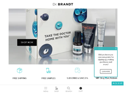 Dr. Brandt Skincare Dr. B. Rewards Rewards Show official website