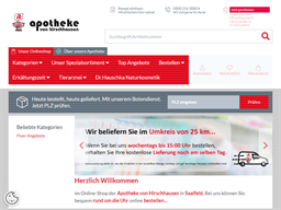Apotheke von Hirschhausen Bonusprogramm Rewards Show official website