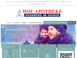 Hof Apotheke Kronberg Kundenkarten Rewards Show official website