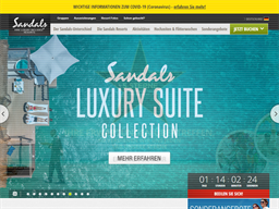 Sandals Resorts Select-Programm Rewards Show official website