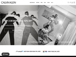 Calvin Klein VIP Loyalty Program Rewards Show official website