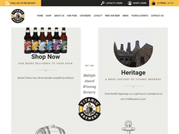 Titanic Brewery Loyalty Rewards Show official website