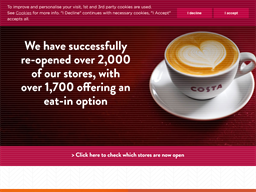 Costa Coffee Coffee Club Rewards Show official website