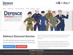 Armed Forces Veteran's Discount Card Rewards Show official website